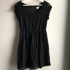 Lace little black dress